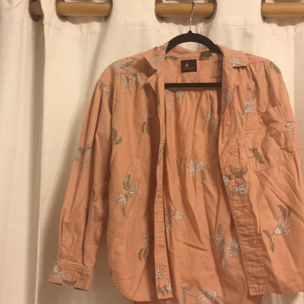 Pink Button Up